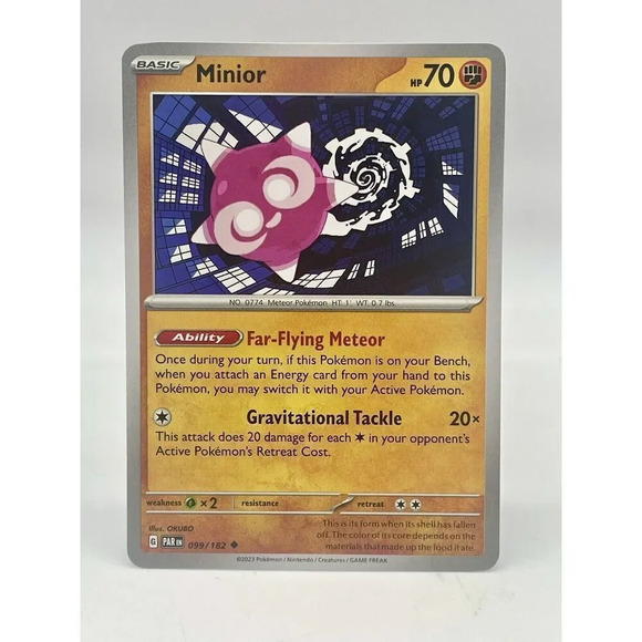 Minior 099/182 Scarlet & Violet Paradox Rift Pokemon TCG Non Holo Mint Unplayed‎ - Picture 1 of 6